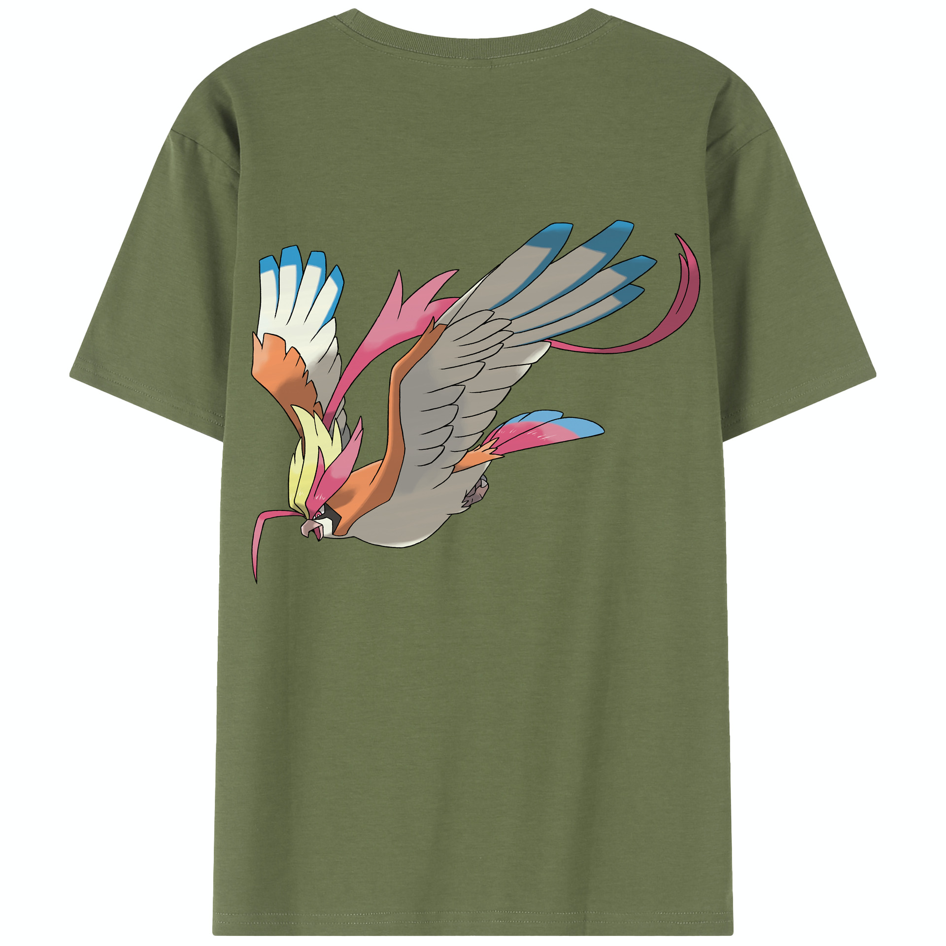 （画像用） ポケットモンスター Pokémon 綿100％半袖Tシャツ（背面プリント）